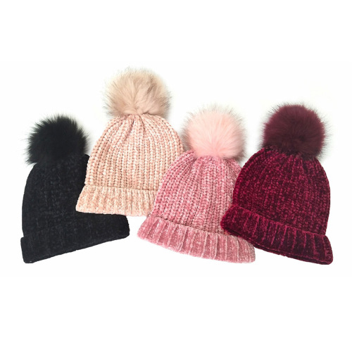 Knitted Bobble Hat