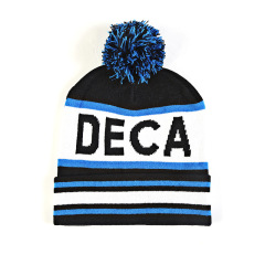 Knitted Beanie with Pom