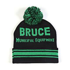 Knitted Beanie with Pom