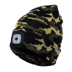Led Headlamp Cap Winter Lighted Hat Flashlight Gifts