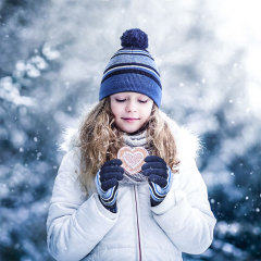Kids Hat Scarf Gloves Toddler Winter Knit 2 Set