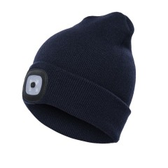Led Headlamp Cap Winter Lighted Hat Flashlight Gifts