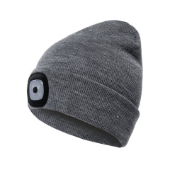 Led Headlamp Cap Winter Lighted Hat Flashlight Gifts