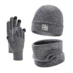 3-In-1 Winter Hat Scarf Gloves Set