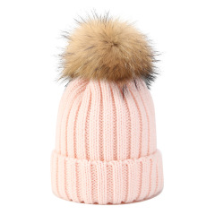 Pom Pom Winter Knit Beanie Hat