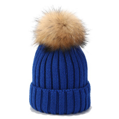 Pom Pom Winter Knit Beanie Hat