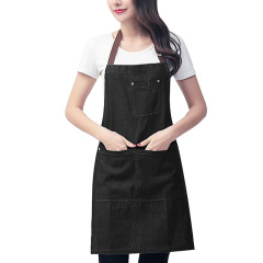 Multi-Pocket Denim Apron