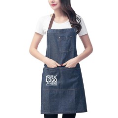 Multi-Pocket Denim Apron