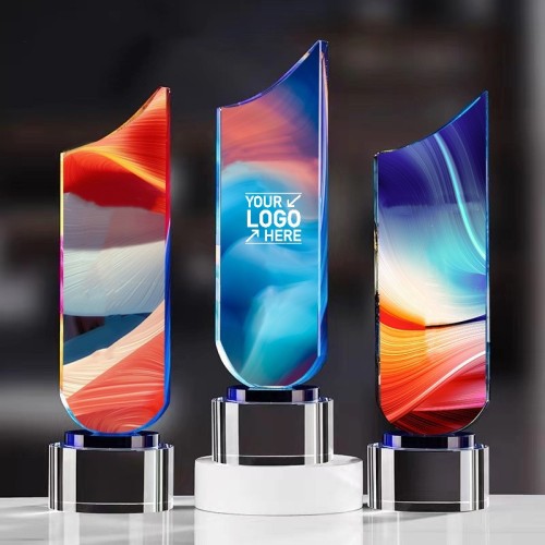 Colorful Printing Classic Crystal Award