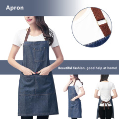 Multi-Pocket Denim Apron