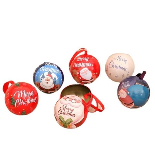 Chistmas Ornament Tinplate Box