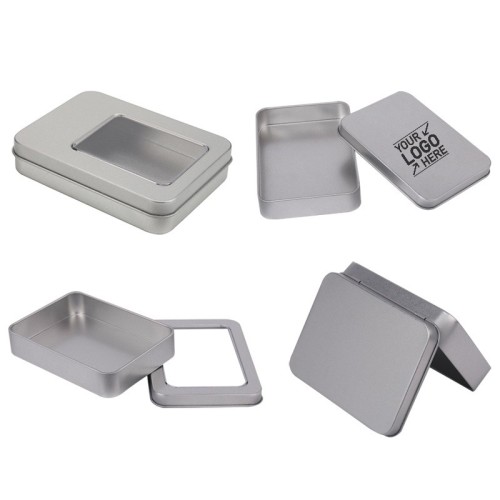Mini Metal Storage Tin Box Cable Candle Gum Cards Container