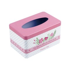 Customized Square Household Tinplate Tissue Boxes