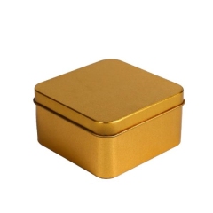 Square Tinplate Packing Box Containers