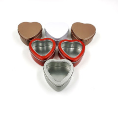 Mini Tinplate Heart-Shaped Wedding Candy Box