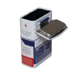 Rectangle Sugar Medicine Cigarette Bubblegum Tin Box
