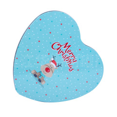 Tin Heart Shape Chocolate Box
