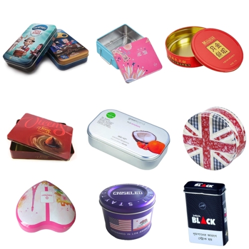 Custom Full Color Printing Tin Case Or Tin Box Met...