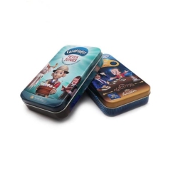 Custom Full Color Printing Tin Case Or Tin Box Metal Case