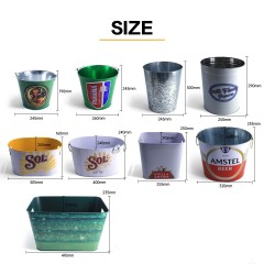 Customized Tinplate Ice Bucket
