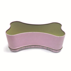 Bone Shaped Tin Box with Lid