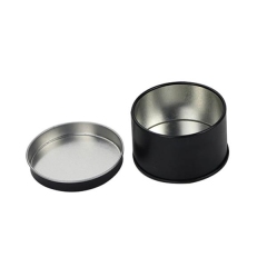 Round Metal Candle Candy Mints Stationery Items Tin Box