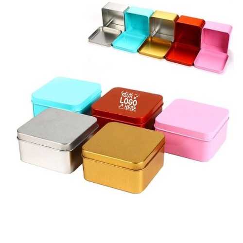 Square Tinplate Packing Box Containers