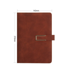 PU Notebook with Metal Buckle