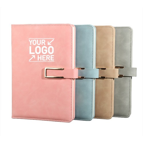 PU Notebook with Metal Buckle