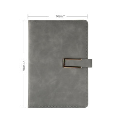 PU Notebook with Metal Buckle