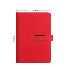 PU Notebook with Metal Buckle