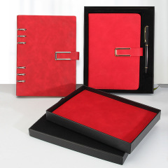 PU Notebook with Metal Buckle