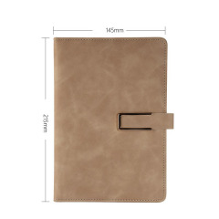 PU Notebook with Metal Buckle