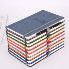 Fabric Feeling Business Notebook with Pen Loop