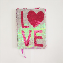 Customized Sequin Notebook