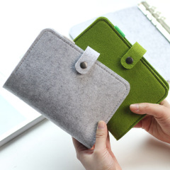 Ring Binder Cover Wool Felt Journal Notebook