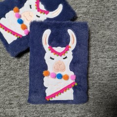 Customized Lovely Plush Notebook