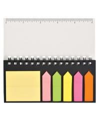 Ruler Sticky Note Coil Notebook