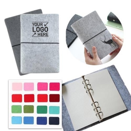 Office/School Felt Notebook Ring Binder Clip