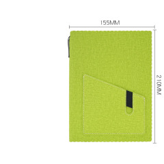Hardcover Notebook With Pen Holder & Phone Pocket