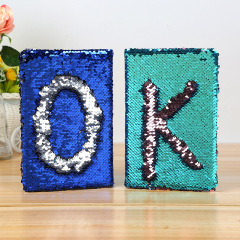 Customized Shining Fish Scale Cover Notebook for School