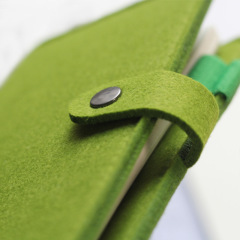 Ring Binder Cover Wool Felt Journal Notebook
