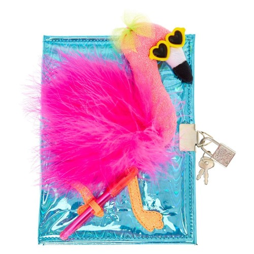 Customized Plush Lovely Unicorn Notebook with Lock