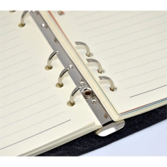 Ring Binder Cover Wool Felt Journal Notebook