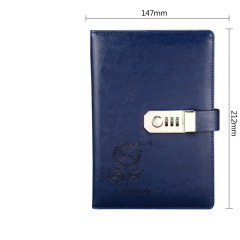 A5 Password PU Notebook