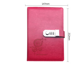 A5 Password PU Notebook