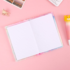 Customized Lovely Plush Notebook