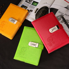 A5 Password PU Notebook