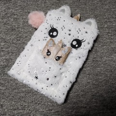 Customized Lovely Plush Notebook