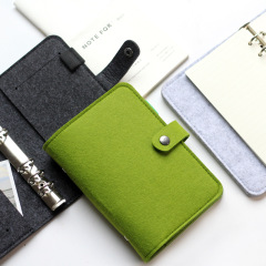 Ring Binder Cover Wool Felt Journal Notebook